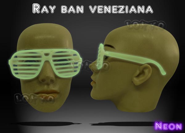 Óculos de festa Ray ban veneziana neon